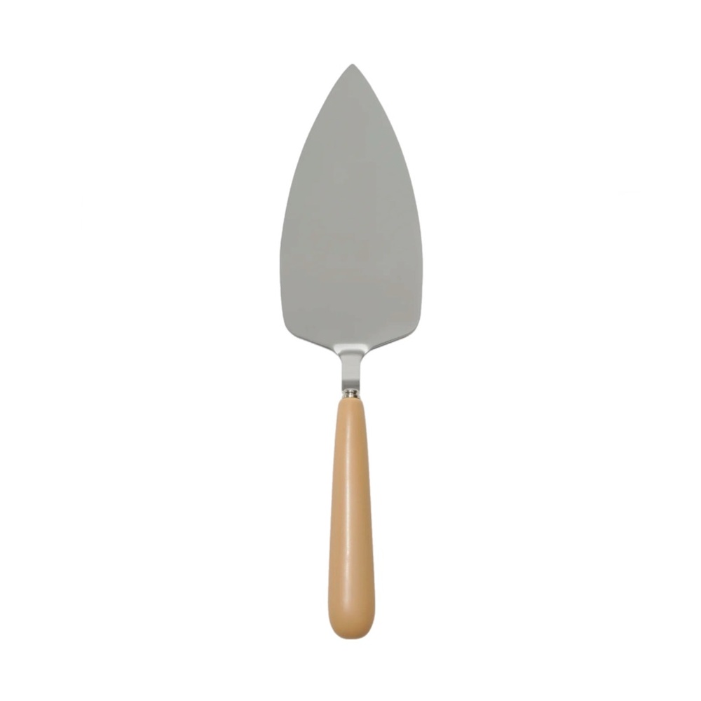 Stylish Pie Server with Taupe Handle